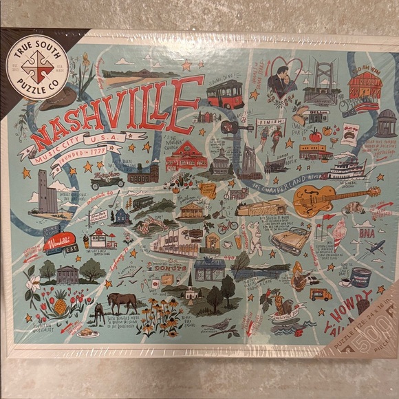 True South Puzzle Company Other - True South Nashville 500 Puzzle 24x18 Sealed Box